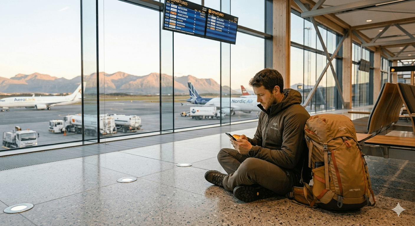 Person at airport