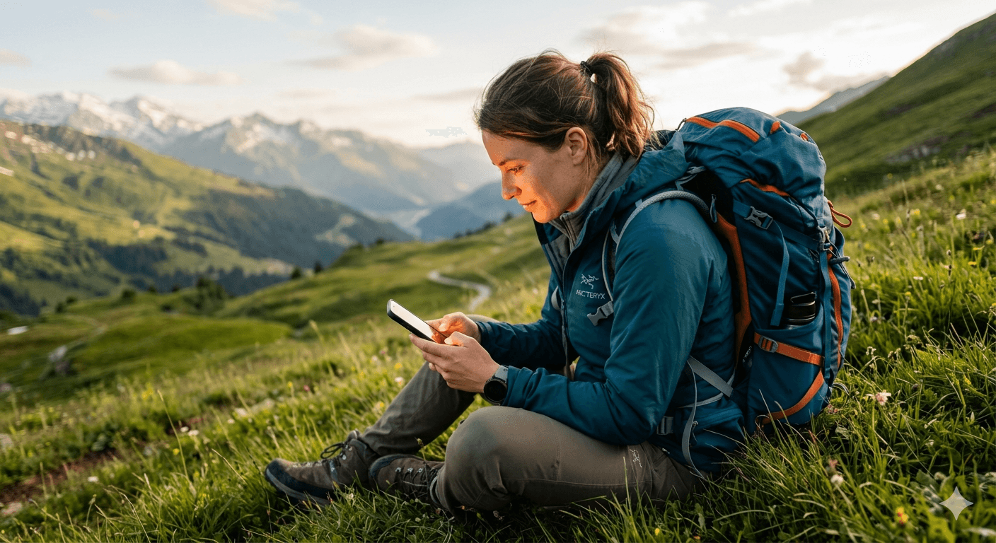 Person hiking